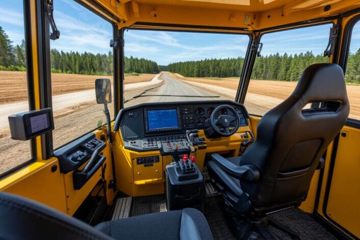Управление автогрейдером